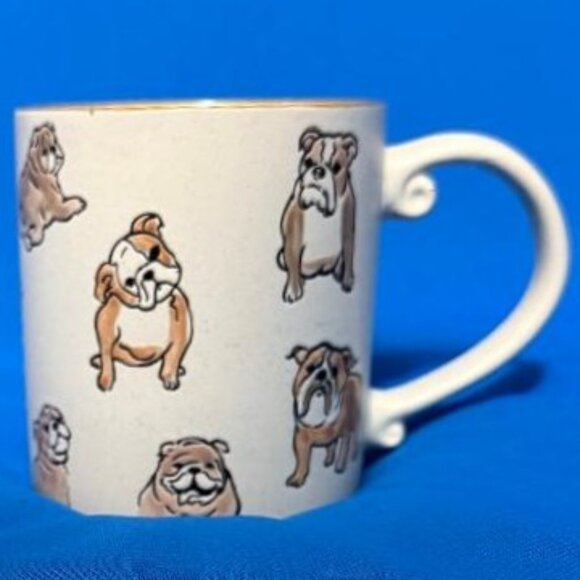 NEW  GORGEOUS & ADORABLE ENGLISH BULLDOG " DOG MOM " 21 OZ / 21 OUNCES MUG / CUP - Picture 3 of 16